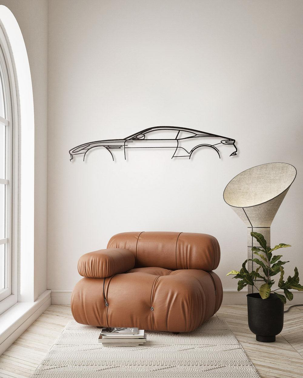 Nos - Aston Martin DB11 - Sagoma in Metallo di Design