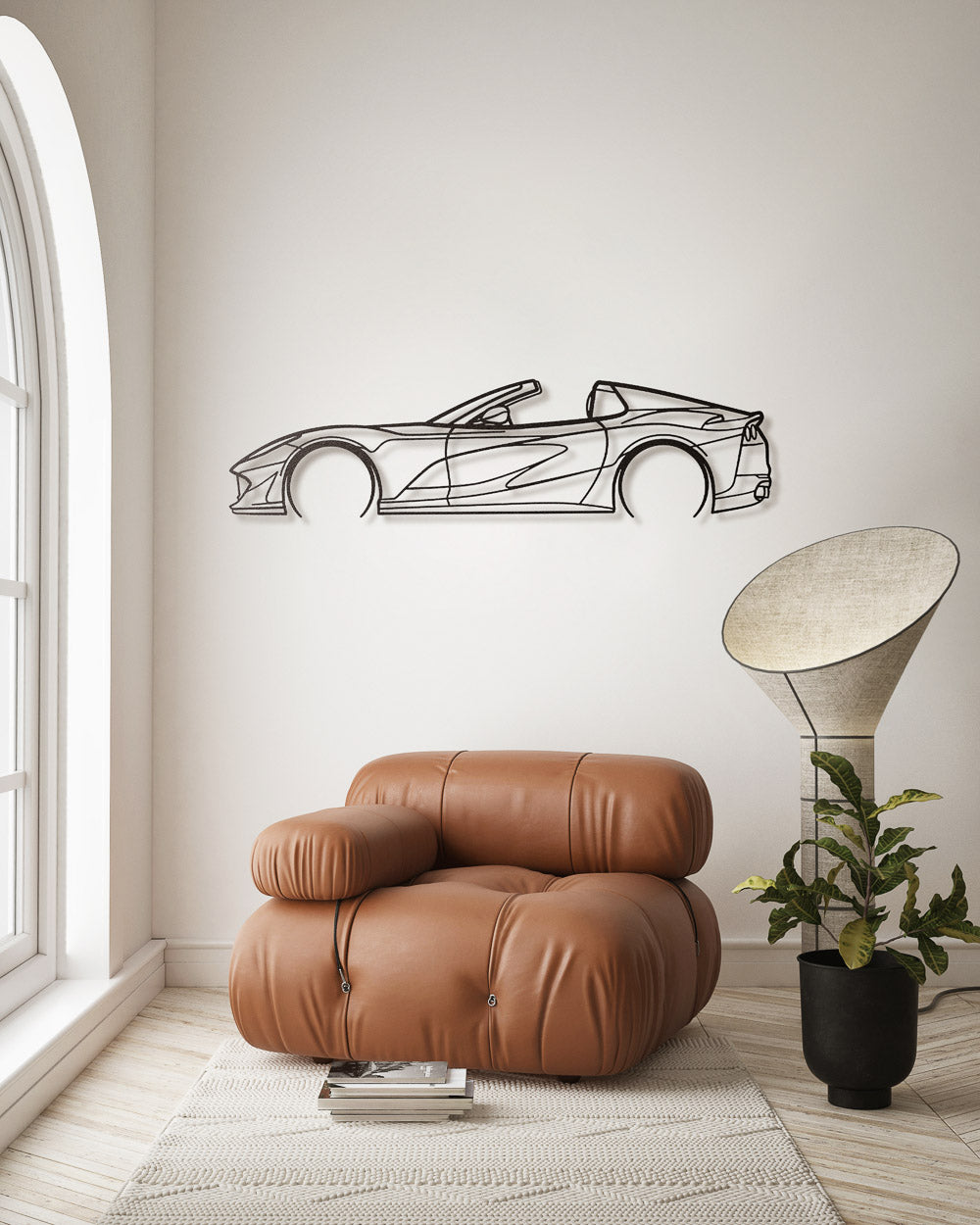 Nos - Ferrari 812 GTS - Detailed Design Metal Silhouette