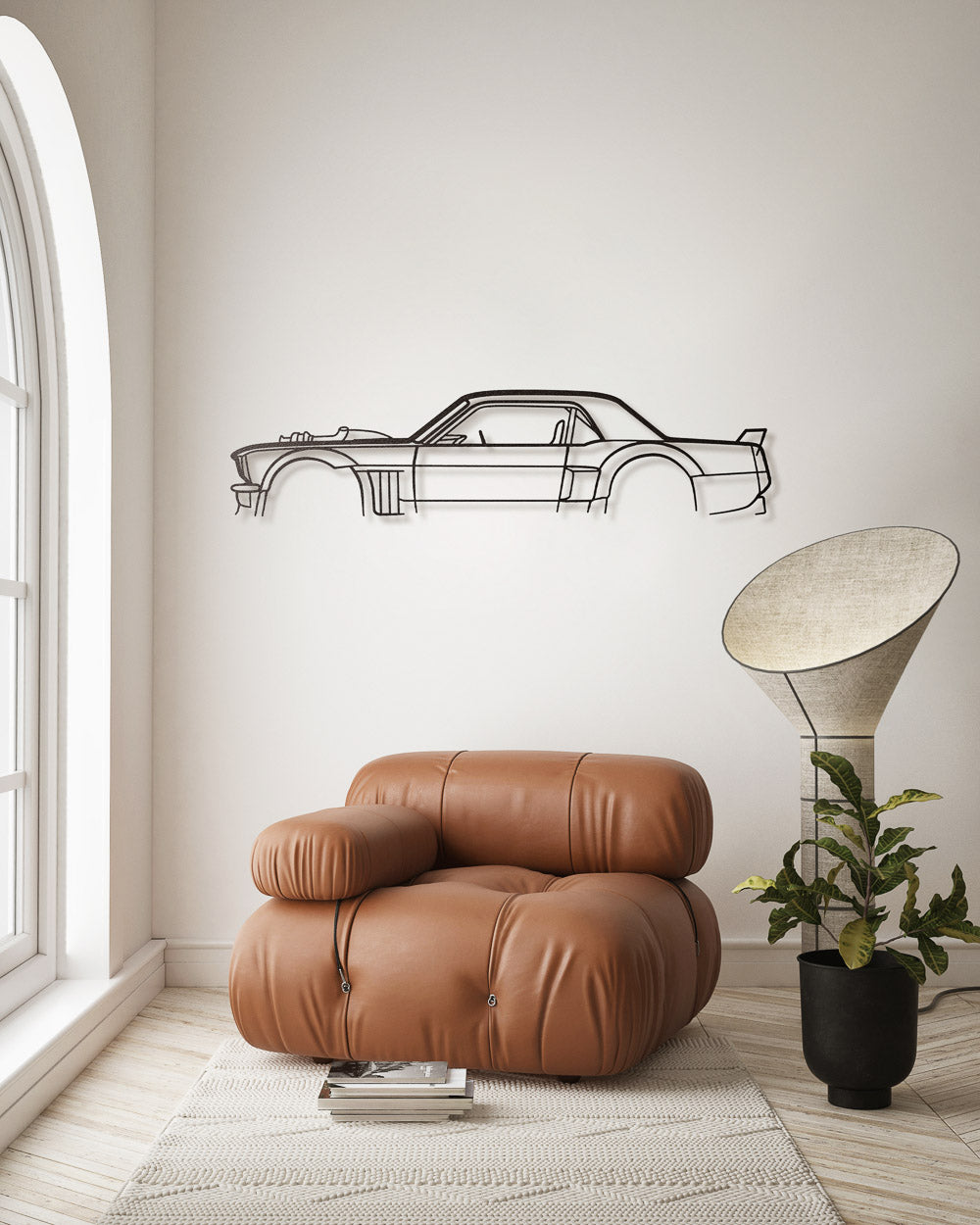 Nos - Ford Mustang 1400hp - Sagoma in Metallo di Design